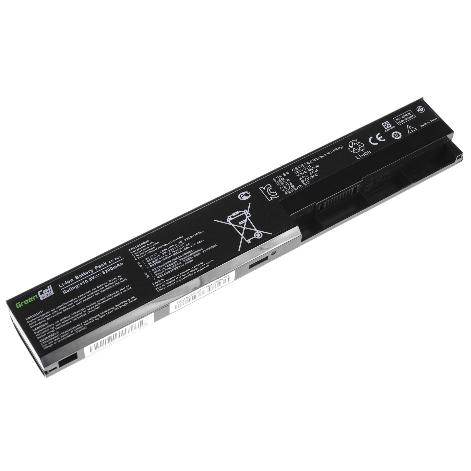 ASUS X501U-XX060H X501U-XX060R X501U-XX061H (kompatibelt batteri)