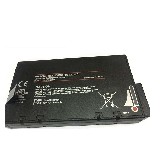 ME202C ME202A P28 P29 V20 V25 Getac M230 V200X V200 V100 (kompatibelt batteri)