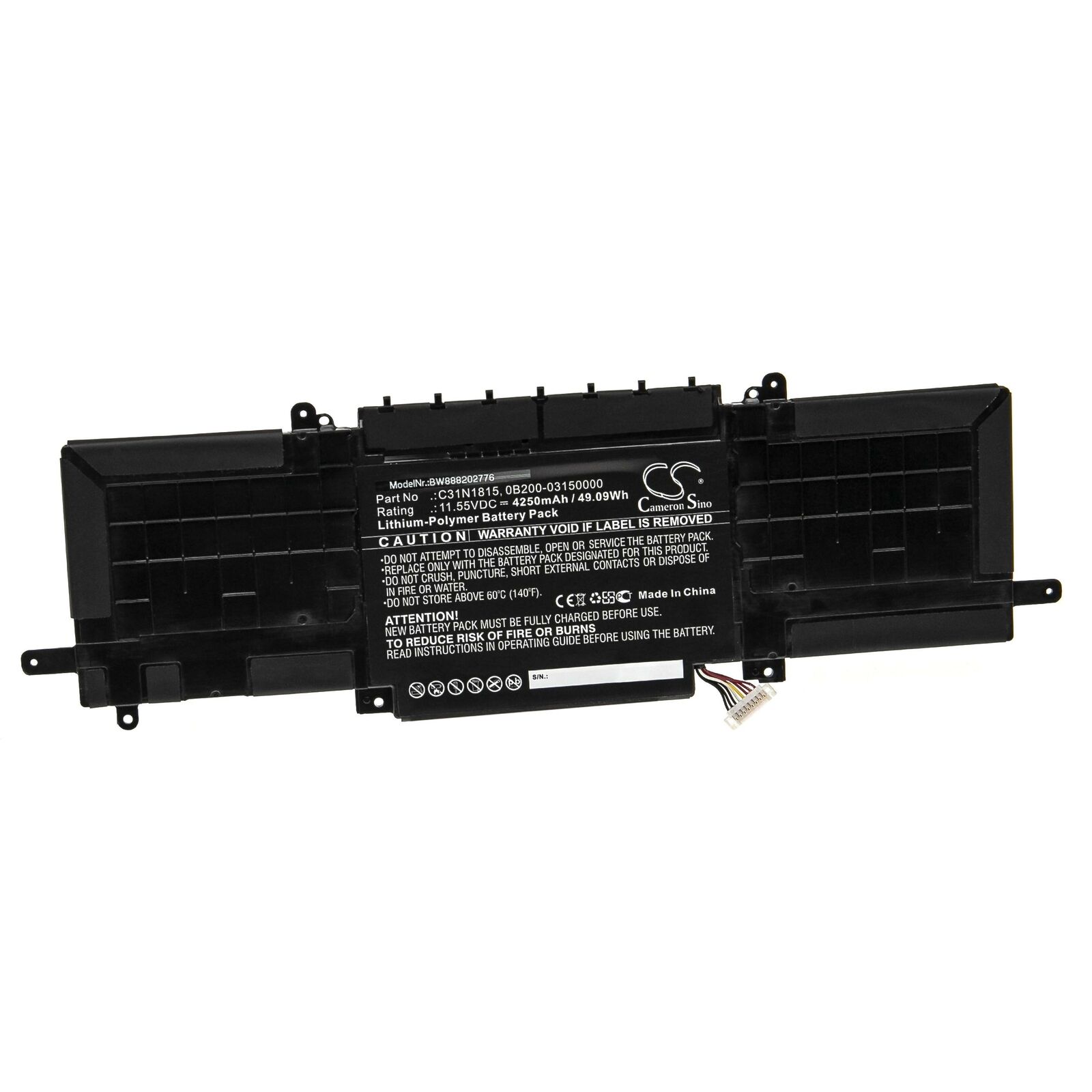 Asus 0B200-03150000, B31BIEH, C31N1815 (kompatibelt batteri)