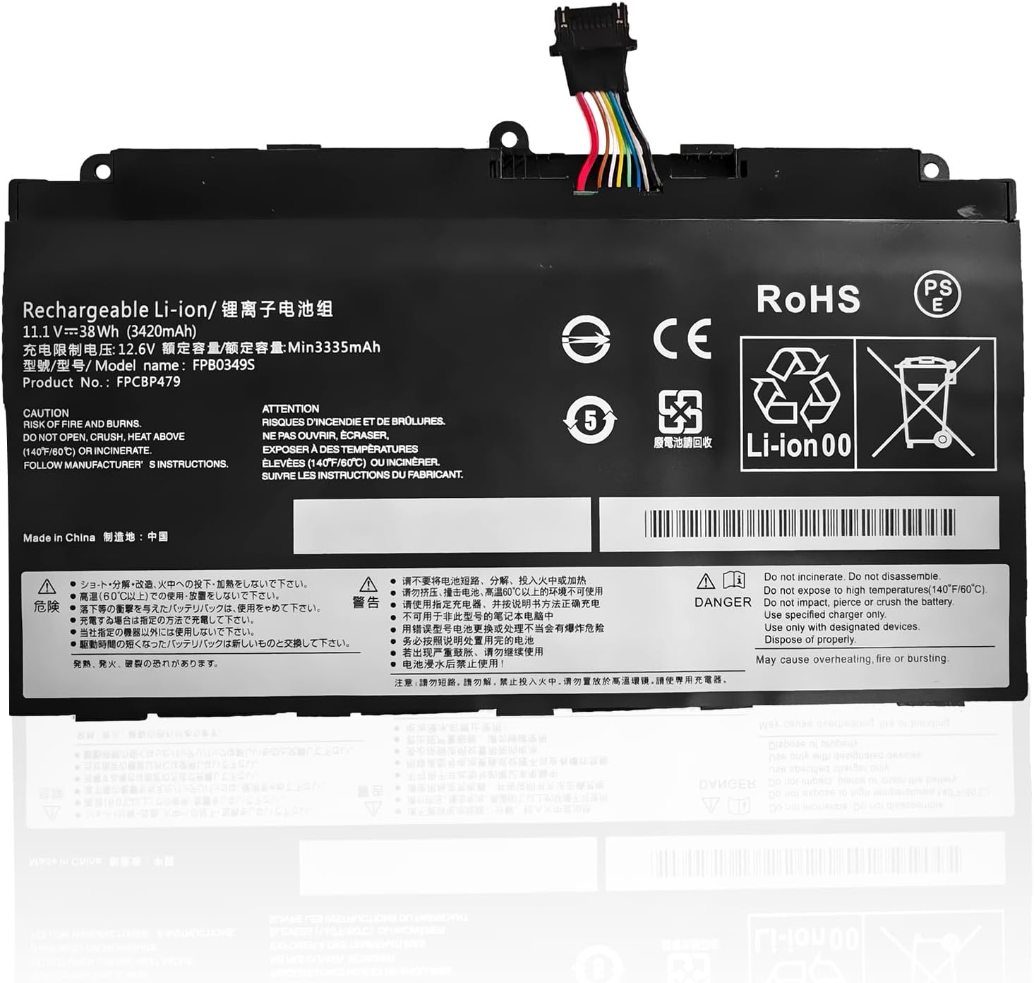 FPCBP479 FPB0326S FPB0349S FUJITSU Stylistic Q616 Q665 Q738 Q739 CP690859 batteri (bild för) FPCBP479 FPB0326S FPB0349S FUJITSU Stylistic Q616 Q665 Q738 Q739 CP690859 batteri