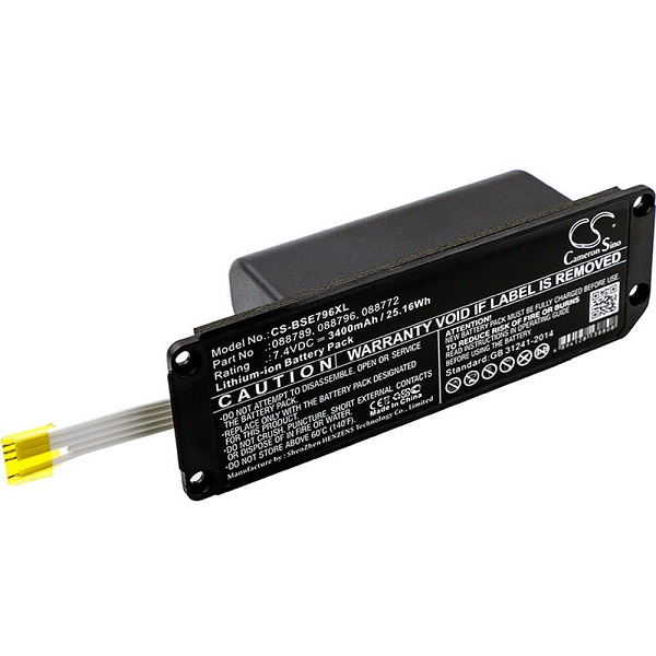 7,4V Bose Soundlink Mini 2 II-088772 088789 088796-3400mAh (kompatibelt batteri)