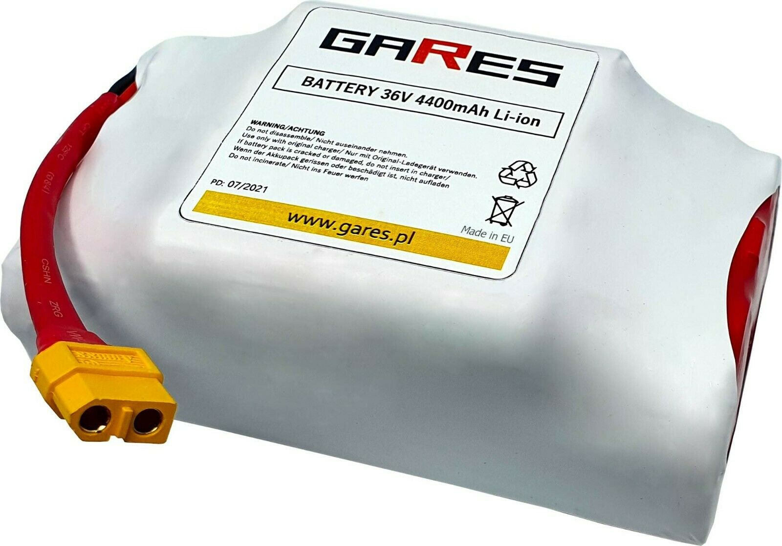 4,4Ah 36V Hoverboard VICTPOWER MANTA 10S2P SAMSUNG 2P10S (kompatibelt batteri)