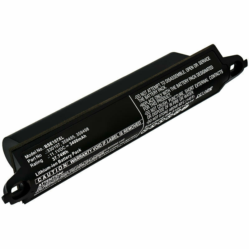 BoseSoundLink III 330107 359498 330107A 359495 330105 330105A (kompatibelt batteri)
