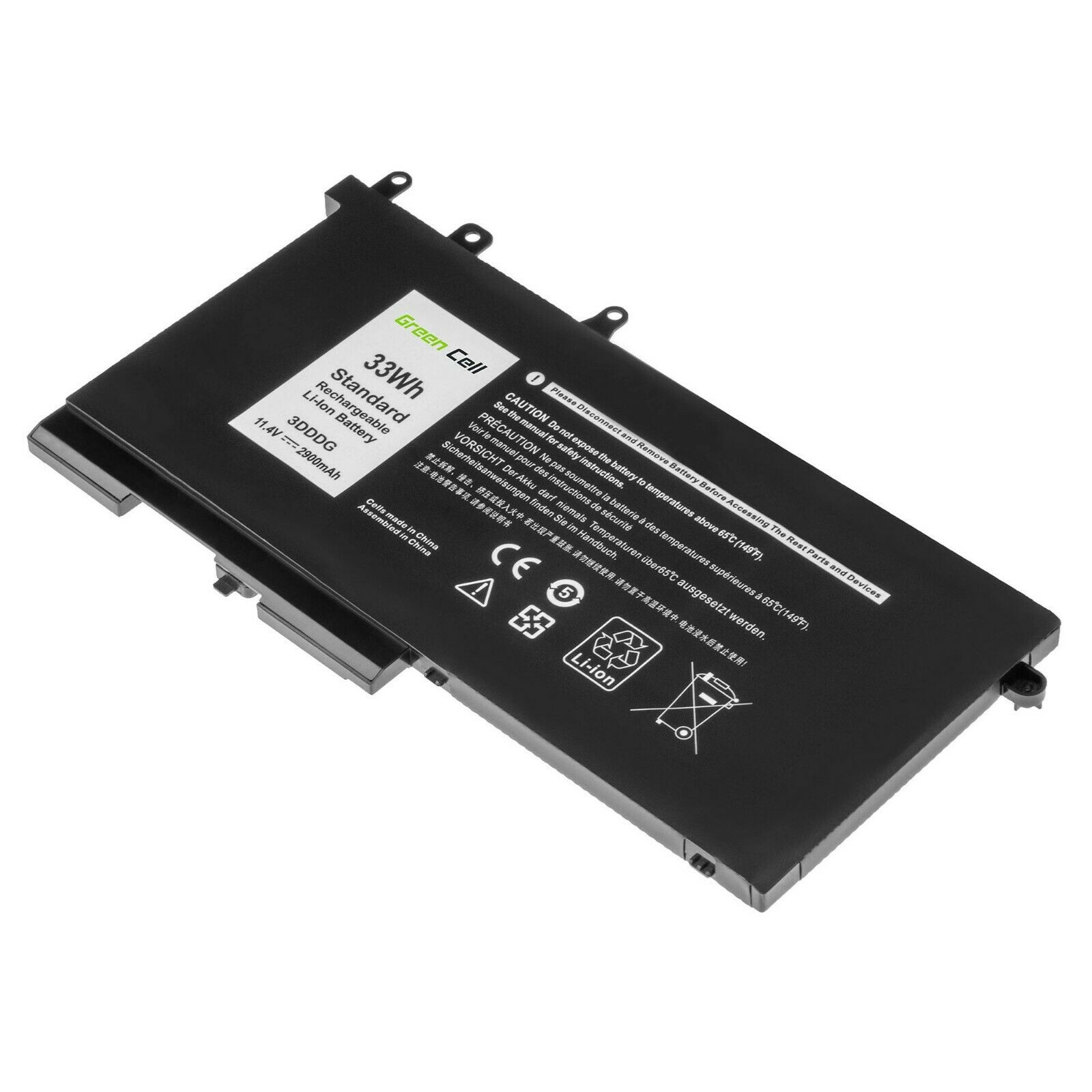 Dell 03VC9Y 083XPC 0D4CMY 0RRJDX 3DDDG 3VC9Y 83XPC 93FTF D4CMY RRJDX (kompatibelt batteri)