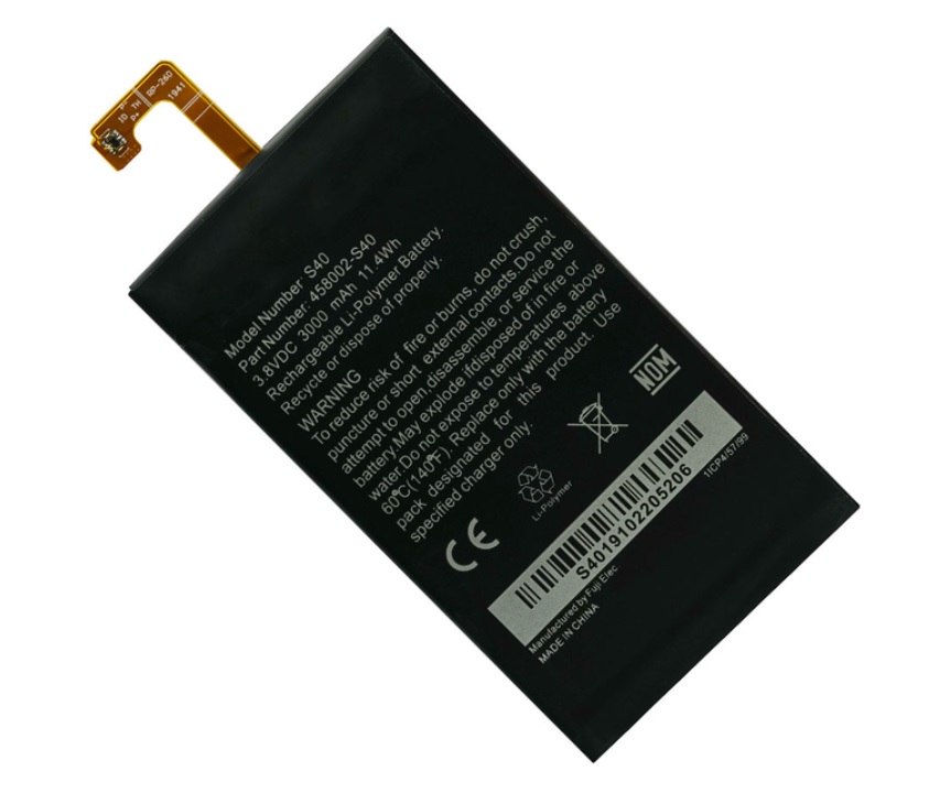 CAT S40 1ICP4/57/99 3000mAh 458002-S40 3.8V,3000mAh (kompatibelt batteri)