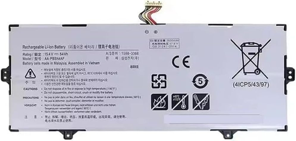 AA-PBSN4AF Samsung Galaxy Book NP730QCJ NP750TDA NP750XDA batteri (bild för) AA-PBSN4AF Samsung Galaxy Book NP730QCJ NP750TDA NP750XDA batteri