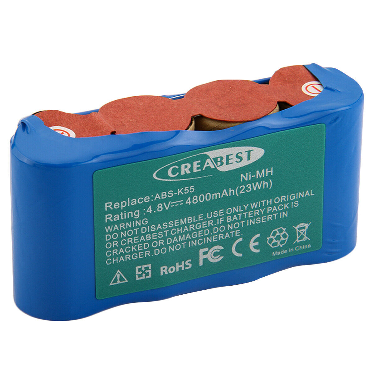 4.8AH 4800mAh Ni-MH Karcher Akkubesen K50 K85 ABS-K55 BF9900 (kompatibelt batteri)