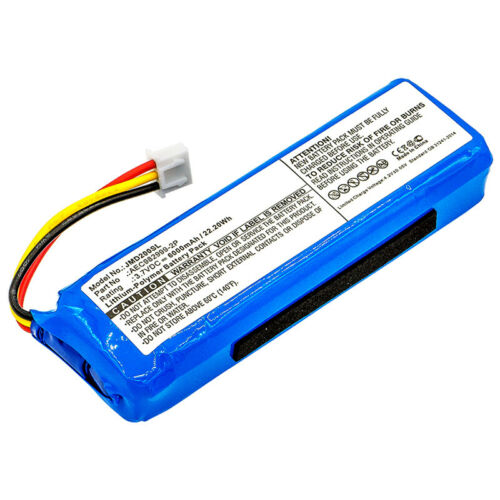 3,7V Li-Polymer JBL Charge AEC982999-2P - 6000mAh (kompatibelt batteri) - Klicka på bilden för att stänga