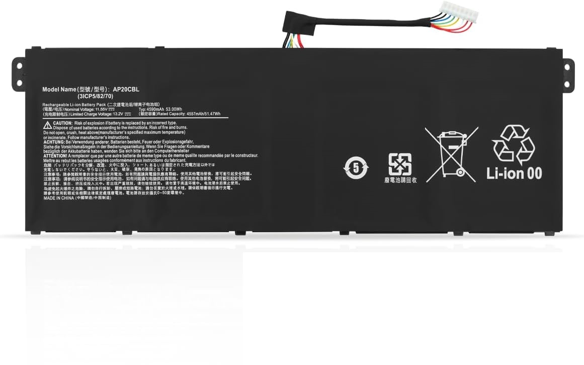 AP20CBL Acer Swift 3 SF314-43 SF314-511 Aspire 5 A515-45 A515-46 A515-56 A515-56T A515-56G 7 A715-43G (kompatibelt batteri)