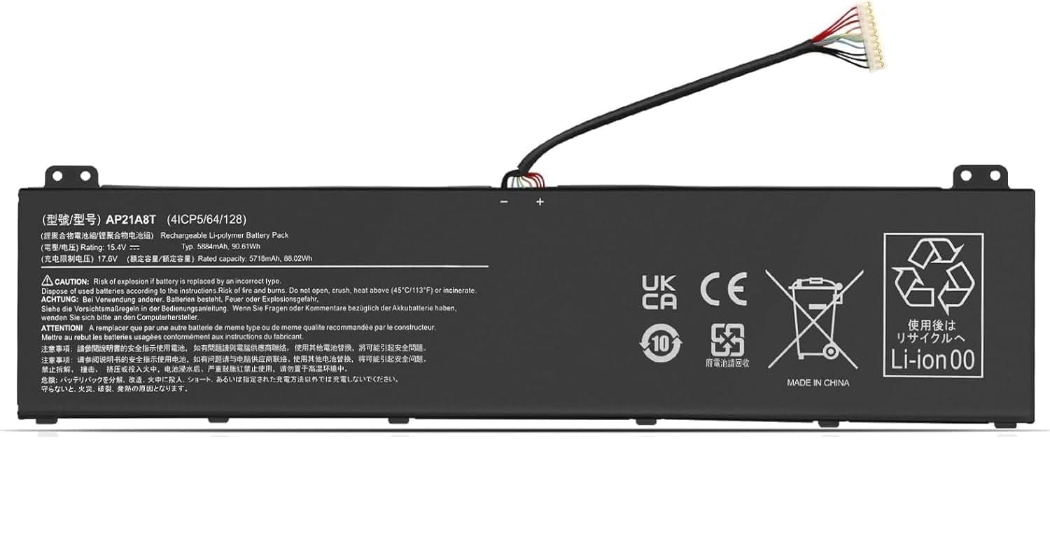 AP21A5T Acer Predator Helios 300 PH315 PH317 PH315-54 PH315-55 PH317-56 PH317-56 (kompatibelt batteri)