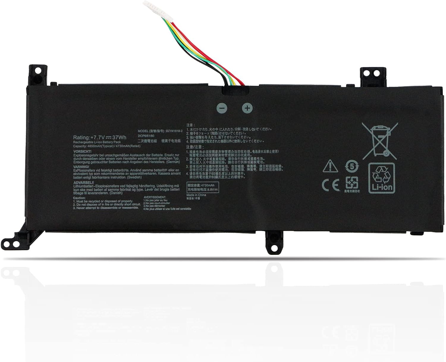 B21N1818-3 Asus VivoBook X509DA X509DA X509DA X509 09BA 09BA X09F X509FA X509FB X509FJ X509FL X509J X509JA (kompatibelt batteri)