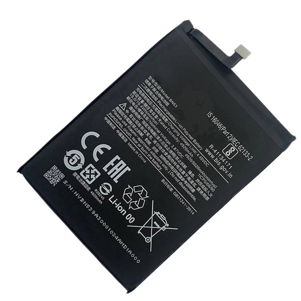 BN53 For Xiaomi Redmi Note 9 Pro (kompatibelt batteri)