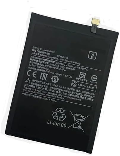 BN62 Xiaomi Pocophone Poco M3 Redmi 9T Xiaomi Redmi Note 9 (4G) (kompatibelt batteri)