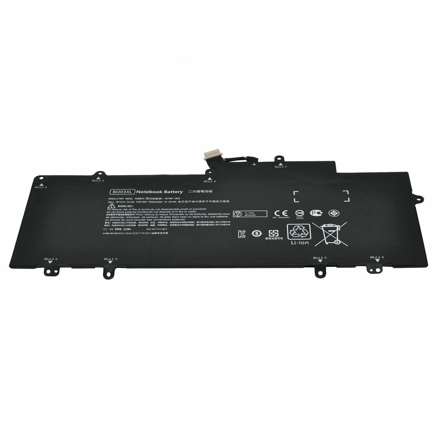 BO03XL HP Chromebook 14-X007TU 14-X008TU 14-Q070NR 14-Q001TU (kompatibelt batteri)
