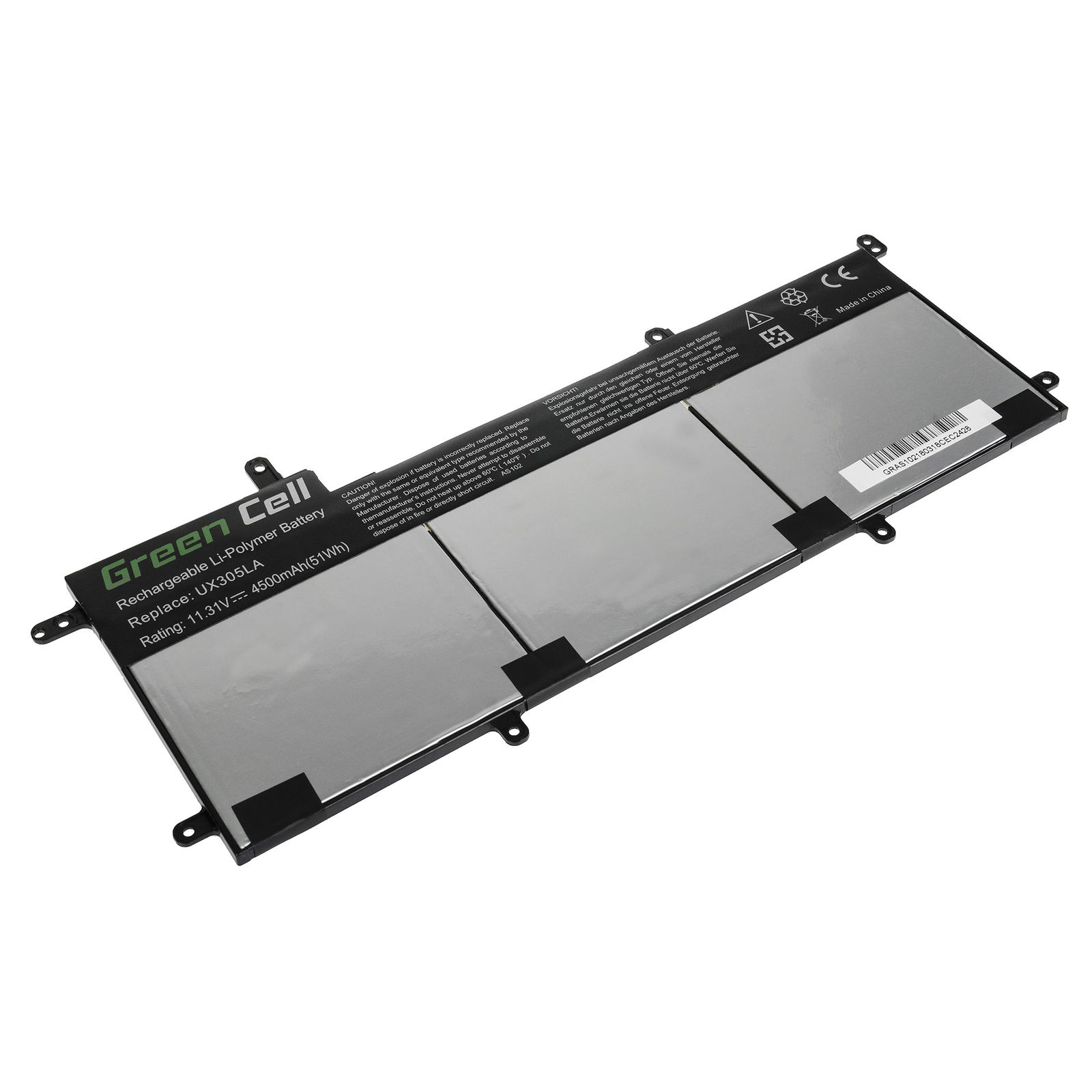 4500mAh Asus Zenbook UX305LA-FC012H UX305LA-FC018T UX305U (kompatibelt batteri)