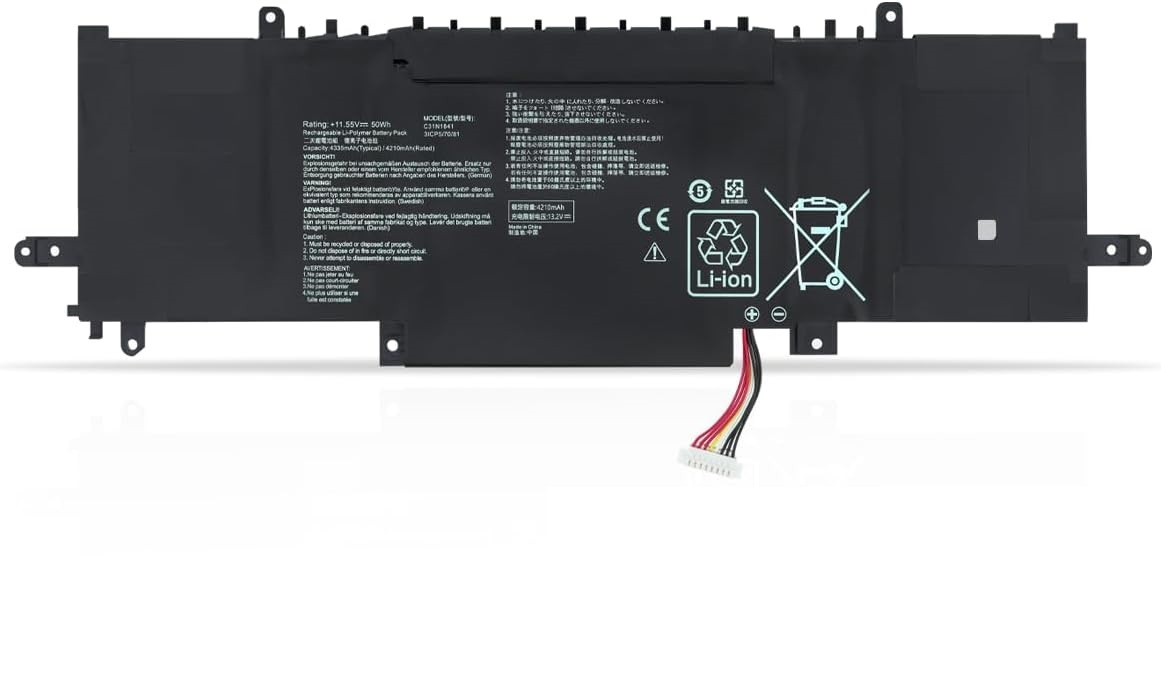 C31N1841 ASUS ZenBook UM433IQ UM434DA UM434IQ UX434F UX434DA UX434FL L L UX43 4FLC UX434FA UX434FAC UX434FAW UX434IQ (kompatibelt batteri)
