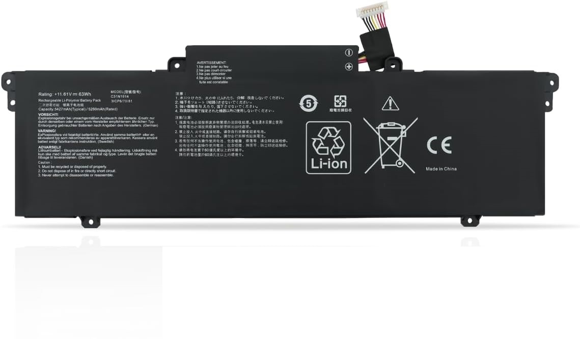 C31N1914 Asus ZenBook 14 UM425QA UM425UAZ UX425QA UX425UAZ,UX435EA UX435EAL UX435EG UX435EGL (kompatibelt batteri)