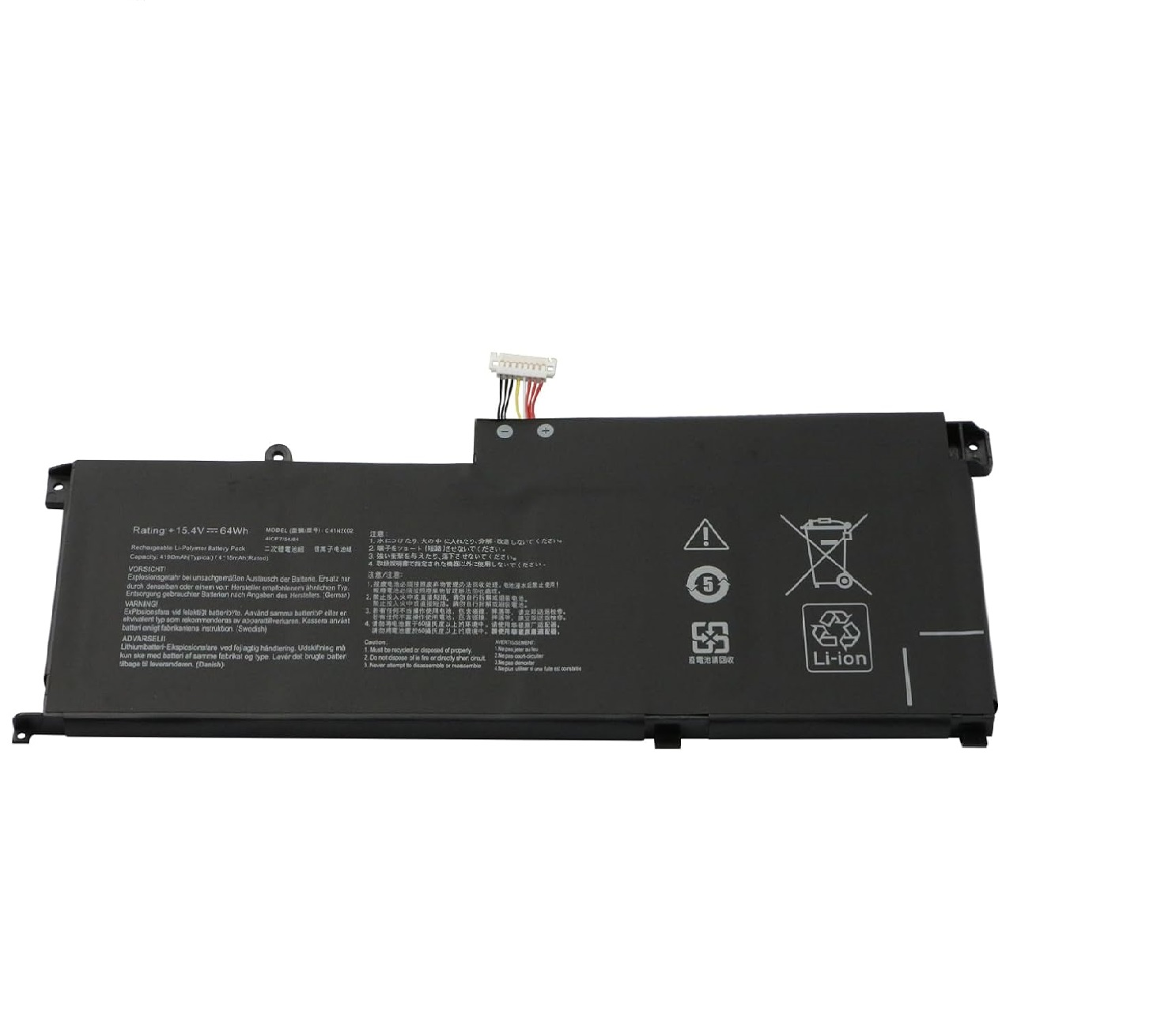 Asus UM535QA UM535QE 15.4V 4050mAh 0B200-03770100 C41N2002 (kompatibelt batteri)
