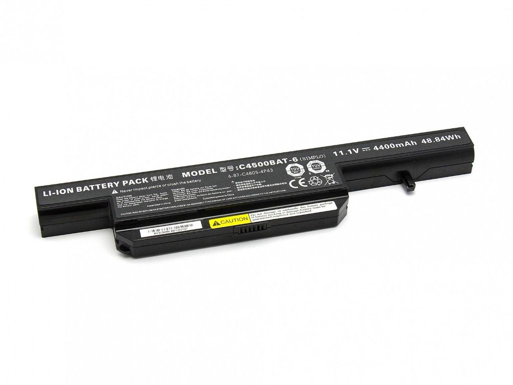 C4500BAT-6 for Clevo & Hi-Grade& Pcspecialist Optimus&ChiliGREEN laptop batteri (kompatibel)
