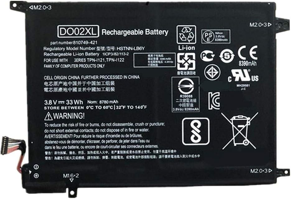 DO02XL HP Pavilion X2 10-j024tu 10-j025tu/n013dx/n030ca HSTNN-DB7E (kompatibelt batteri)