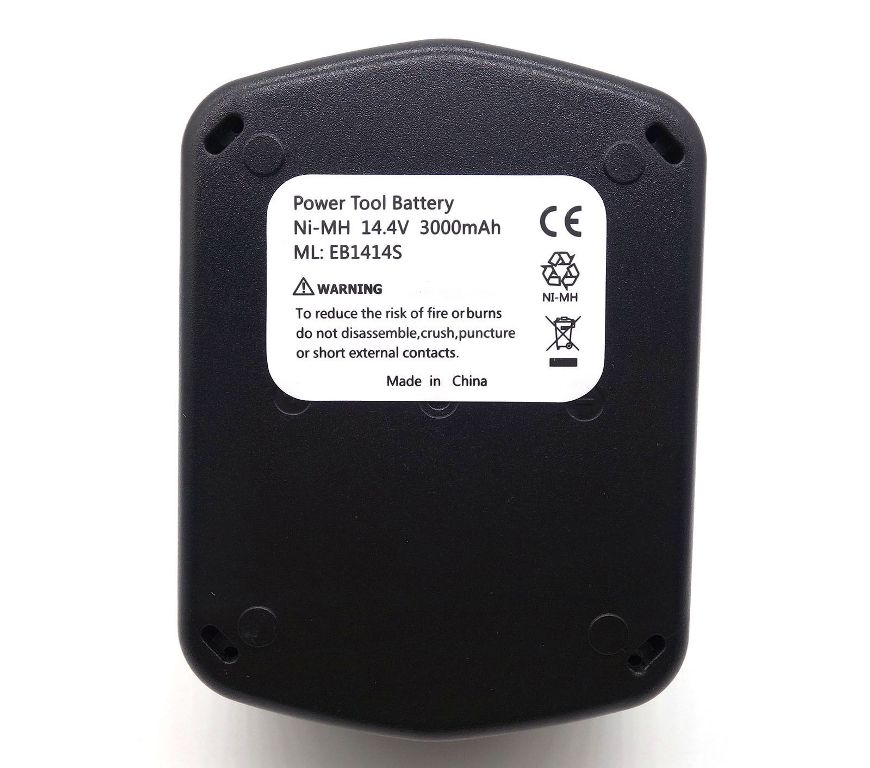 3000mAh 14.4V Hitachi DS 14DMR DS 14DV DS 14DVA 315128 (kompatibelt batteri)