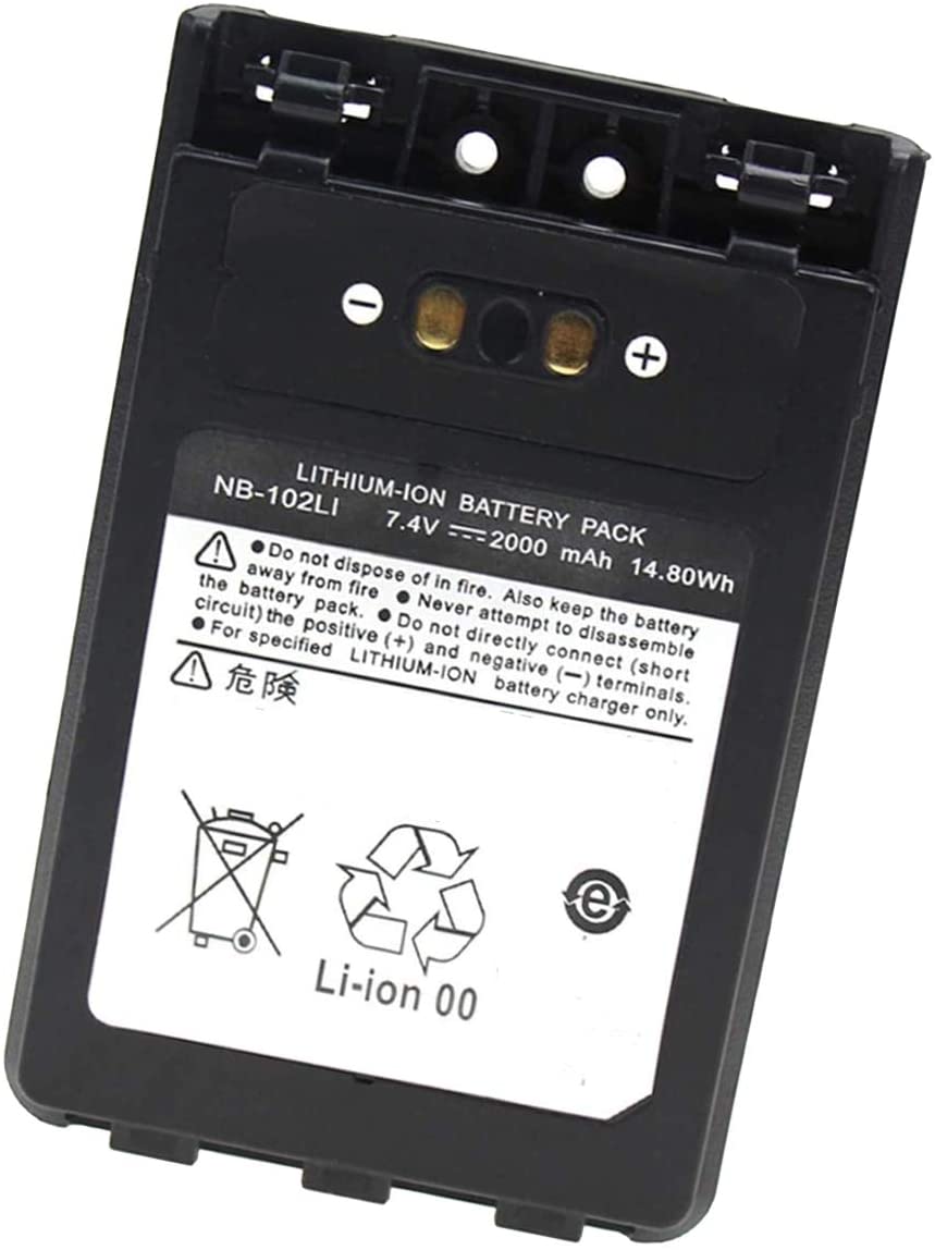 2000mah FNB-102LI YAESU VERTEX VX-8R VX-8E VX-8DR VX-8DE Radio (kompatibelt batteri) - Klicka på bilden för att stänga