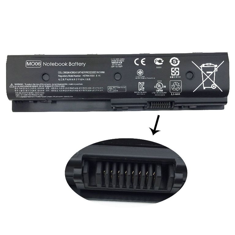 HP Envy DV7-7202EG M6-1140SG DV4-5202TU DV4-5202TX (kompatibelt batteri)