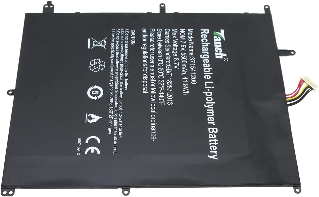 Trekstor Primebook P14 p14b c13,A146 HW-371541200 7.6 V 5500 mAh (kompatibelt batteri)