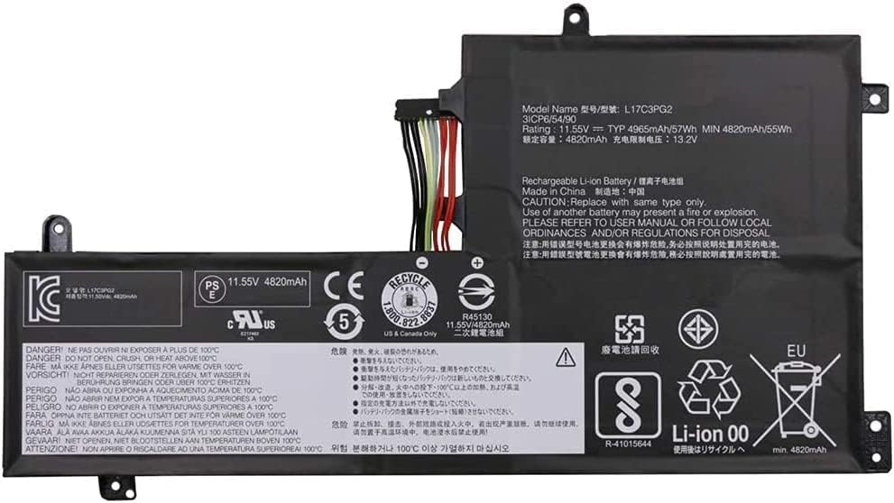 11.4V L17C3PG2 L17C3PG1 Lenovo Legion Y530 Y730 Y740-15IC (kompatibelt batteri)