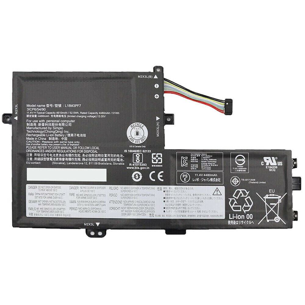 Lenovo Ideapad S340-14IML/14API/14IIL/14IWL C340-15IWL/15IIL, F. lex-15IWL/15IML/15IIL (kompatibelt batteri)
