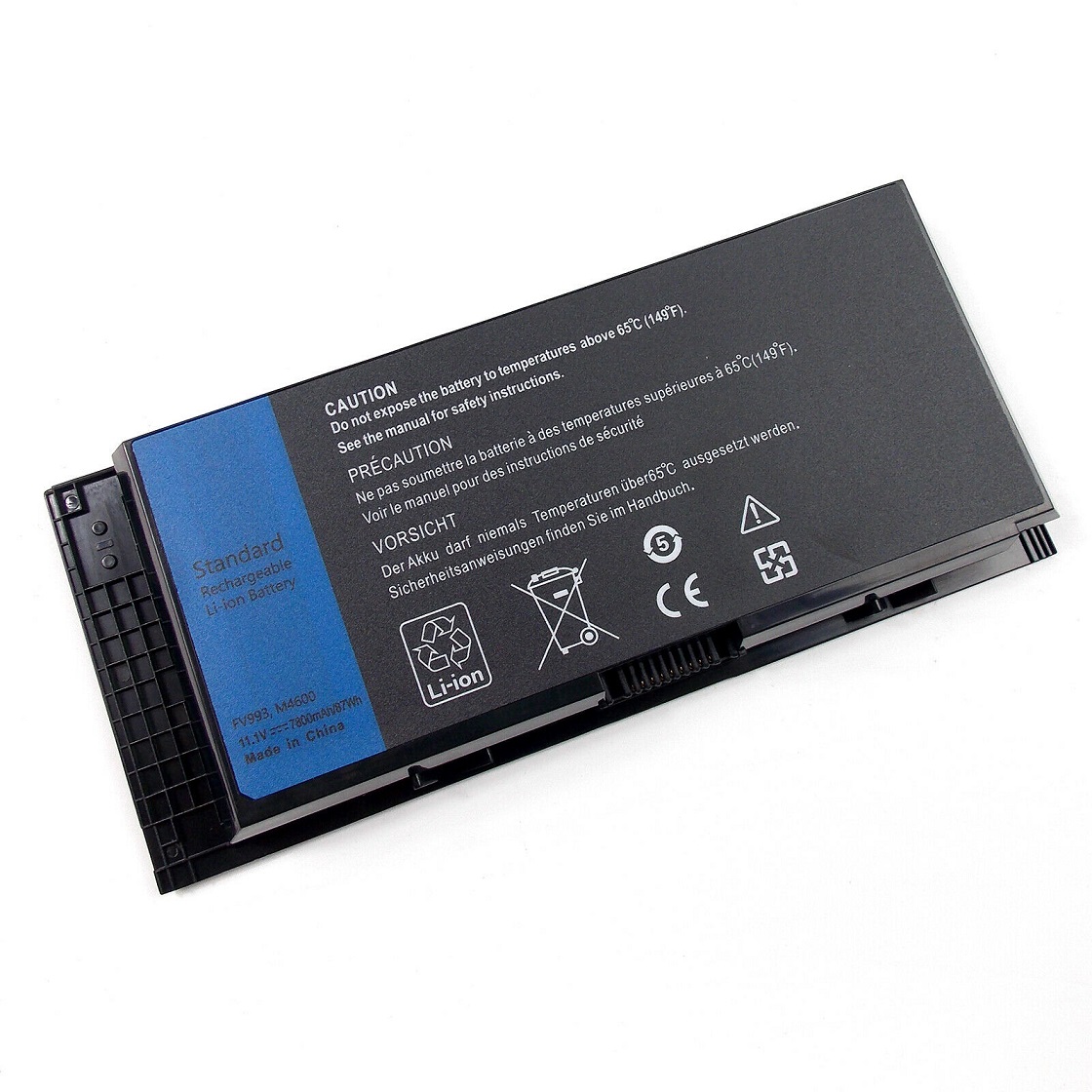 Dell Precision m4600 m6600 m6700 7dwmt T3NT1 PG6RC fv993 451-11742 (kompatibelt batteri)