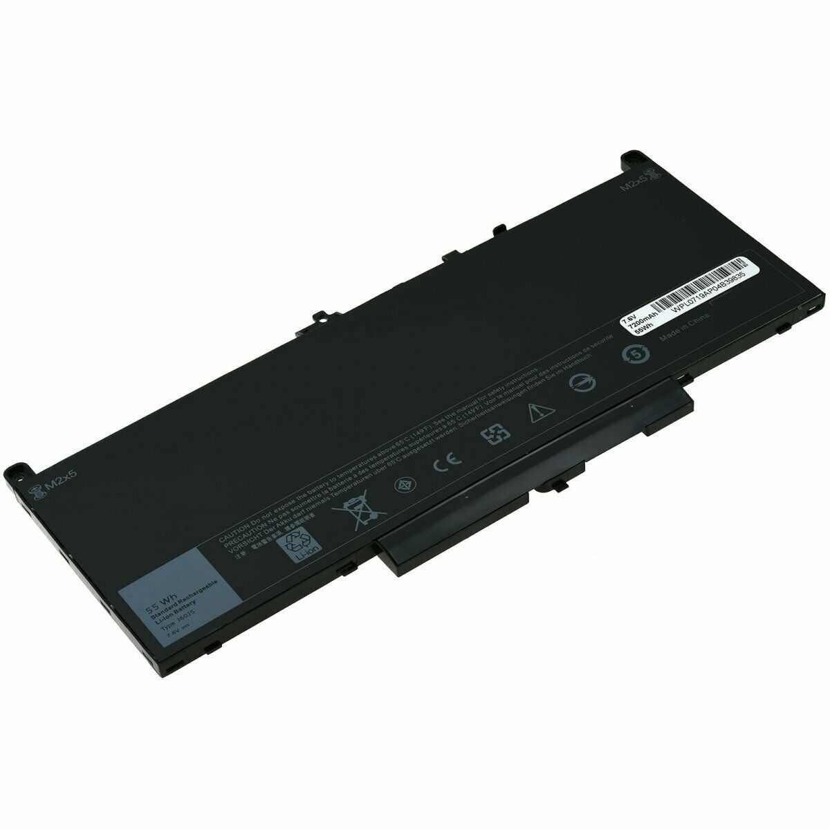 7.6V 242WD J60J5 MC34Y 1W2Y2 0MC34Y Dell Latitude E7270 E7470 (kompatibelt batteri)