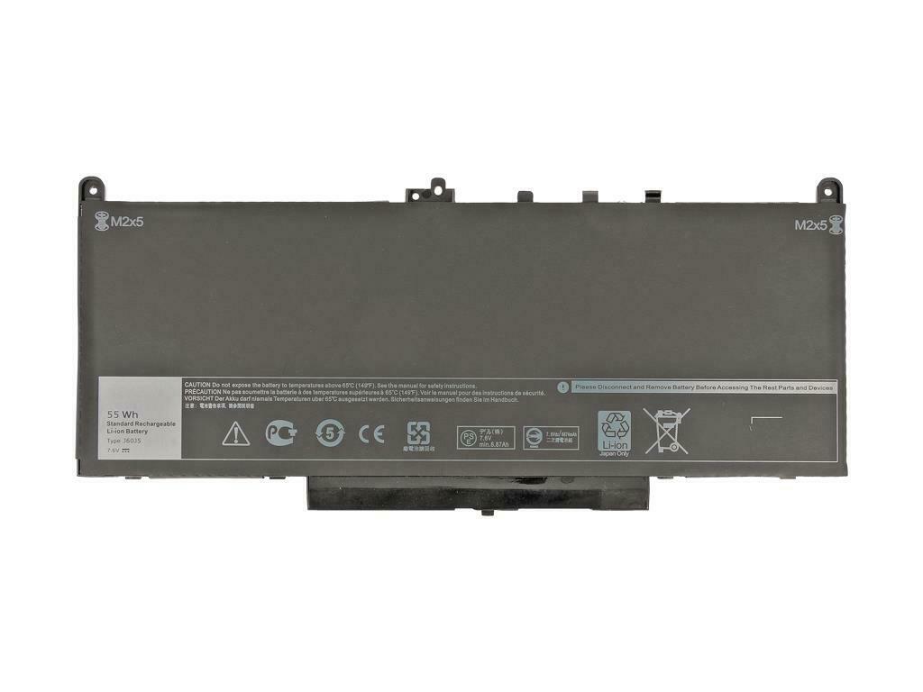 7.6V 242WD J60J5 MC34Y 1W2Y2 0MC34Y Dell Latitude E7270 E7470 (kompatibelt batteri)