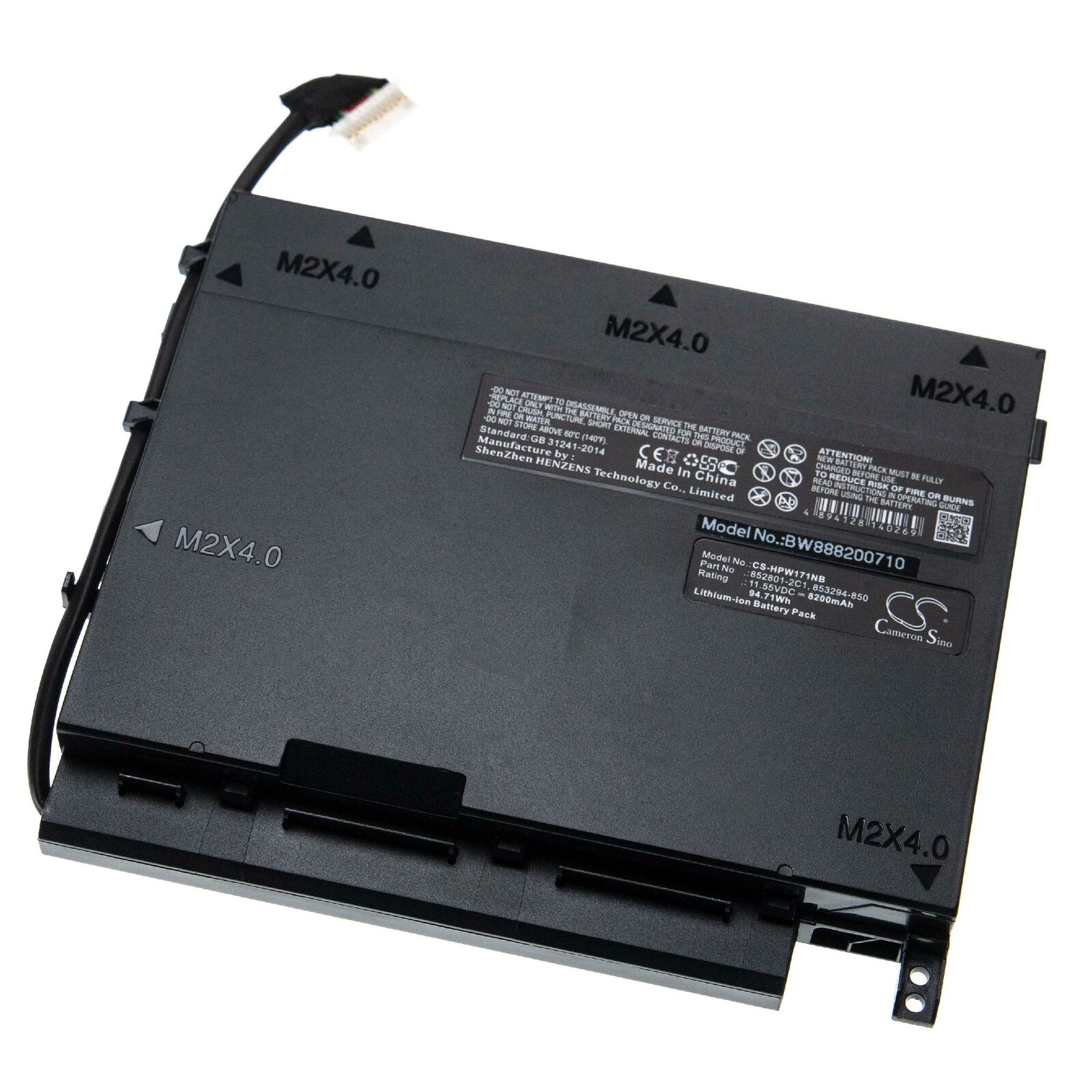 HP Omen 17-W102NS 17-W210NG 11.55V 8290mAh (kompatibelt batteri)