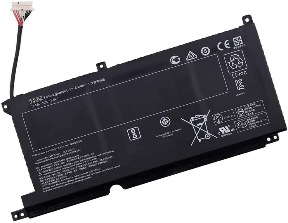 PG03XL HP Pavilion Gaming 15-dk0 0000 15-dk1000 15-dk2000 15-DK0125TX Omen 5X FPC52 (kompatibelt batteri)