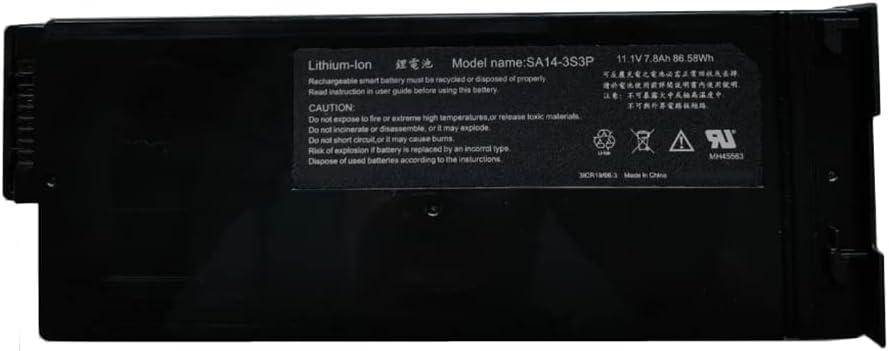 DurabooK SA14-3S3P 3ICR19/66-3 11.1V Durabook SA14 batteri (bild för) DurabooK SA14-3S3P 3ICR19/66-3 11.1V Durabook SA14 batteri