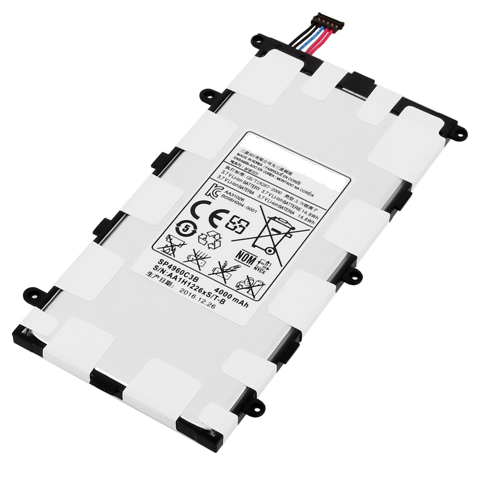 SP4960C3B Galaxy Tab 2 7.0 GT-P3100 P3110 P3105 P3113 P6200 (kompatibelt batteri)